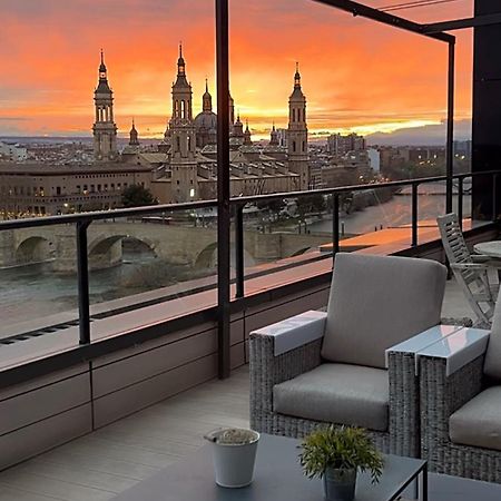 סרגוסה Atico Mejores Vistas Al Pilar Jacuzzi Y Garaje מראה חיצוני תמונה